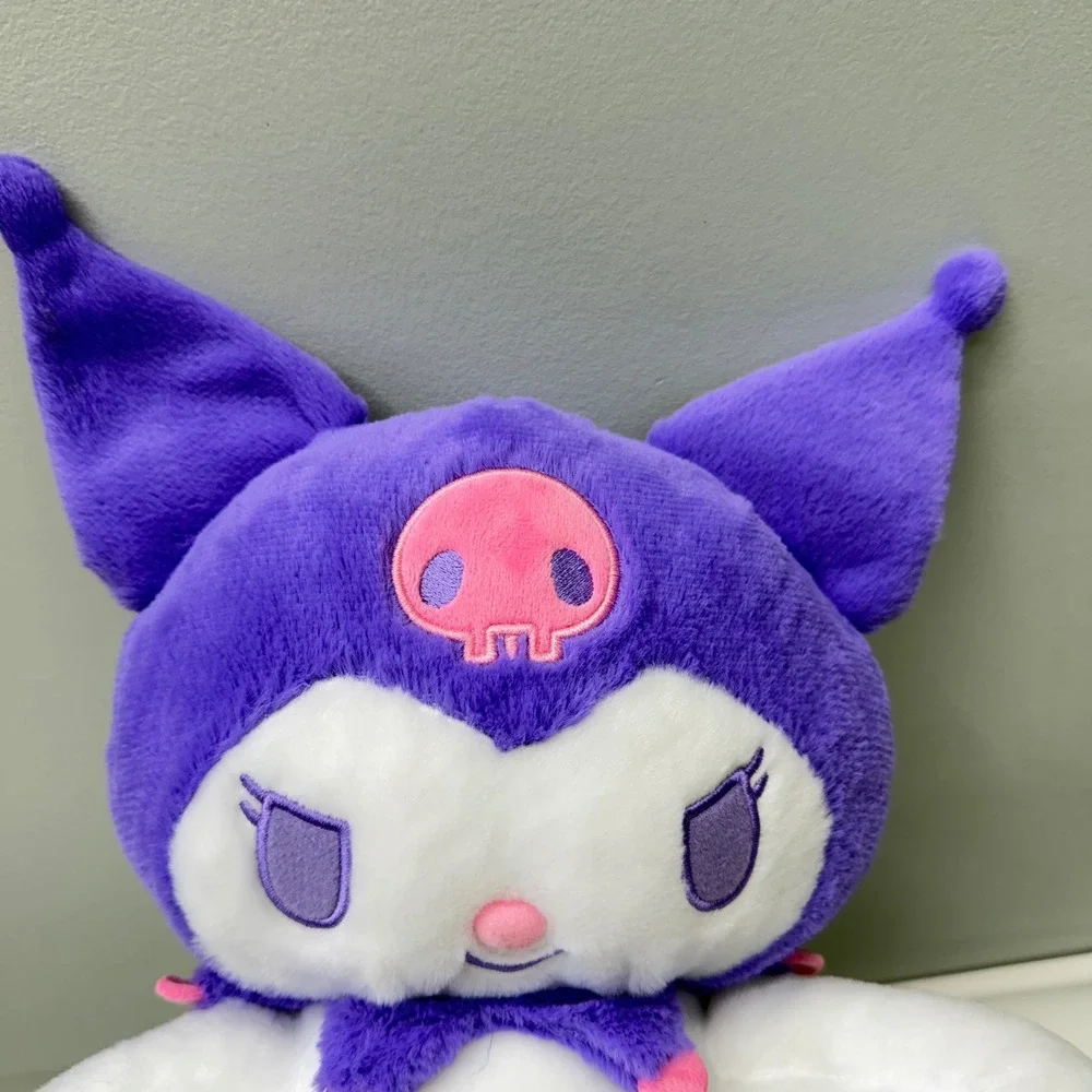 Build A Bear Kuromi Sanrio Hello Kitty Purple White Plush Stuffed Animal Toy